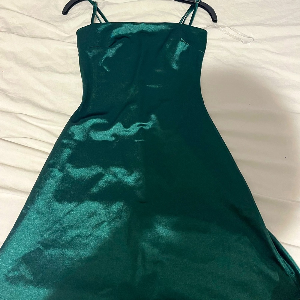 Windsor green silk dress , Size Xs-S